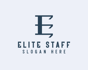 Professional Advisory Letter E logo design