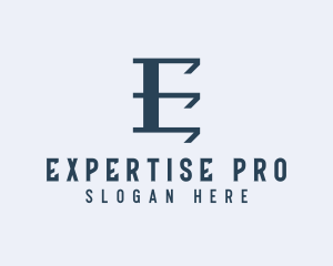 Professional Advisory Letter E logo design