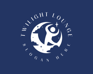 Evening - Evening Moon Yoga logo design