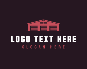Courier - Industrial Warehouse Storage logo design