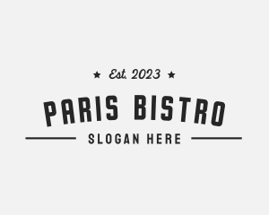 Hipster Diner Restaurant logo design