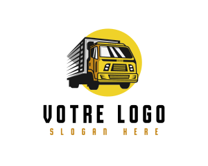 Cargo Truck Vehicle Logo