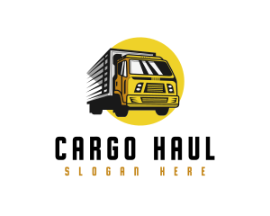 Cargo Truck Vehicle logo design