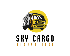 Cargo Truck Vehicle logo design