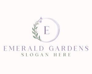 Elegant  Flower Watercolor logo design