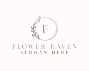 Elegant  Flower Watercolor logo design