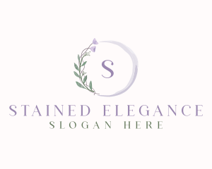 Elegant  Flower Watercolor logo design