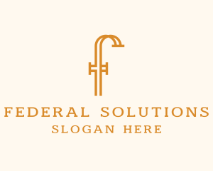 Upscale Professional Letter F  logo design