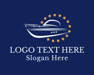 Speedboat - Yacht Club Sailing logo design