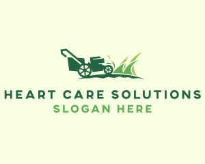 Lawn Mower Gardener logo design