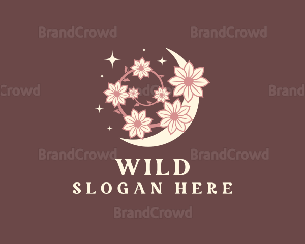 Organic Flower Moon Logo