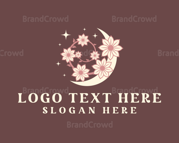 Organic Flower Moon Logo