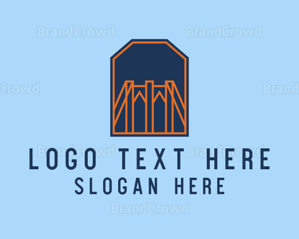 Architectural Brooklyn Bridge Logo