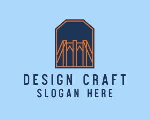 Architectural - Architectural Brooklyn Bridge logo design