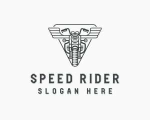 Motorbike - Motorbike Biker Motocross logo design