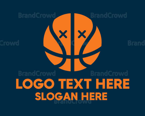 Dead Basketball Ball Logo