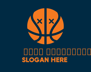 Dead Basketball Ball logo design