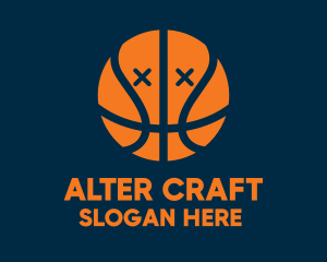 Dead Basketball Ball logo design