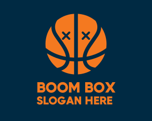 Dead Basketball Ball logo design