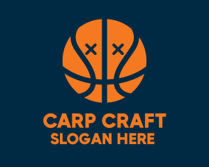 Dead Basketball Ball logo design