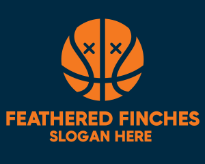 Dead Basketball Ball logo design