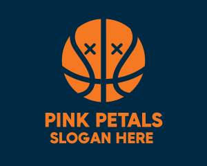 Dead Basketball Ball logo design