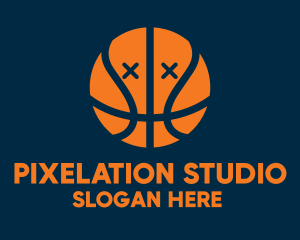 Dead Basketball Ball logo design