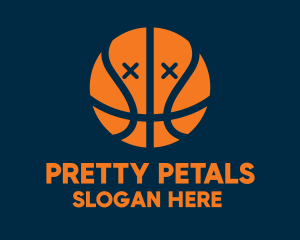 Dead Basketball Ball logo design