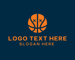 Dead Basketball Ball logo design