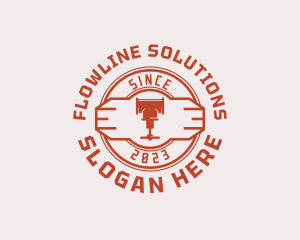 Pipeline - Pipeline Gate Valve logo design