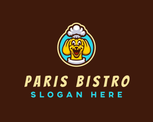 Restaurant Dog Chef logo design