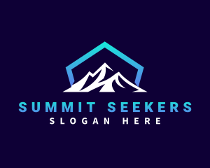 Mountain Peak Summit  logo design