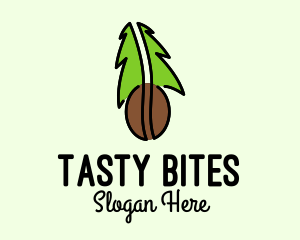 Cafeteria - Organic Coffee Bean logo design