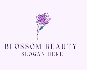 Blossom - Floral Dahlia Flower logo design