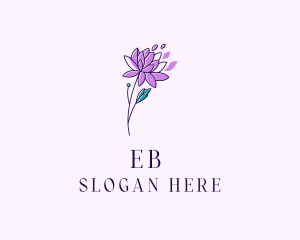 Flowering - Floral Dahlia Flower logo design