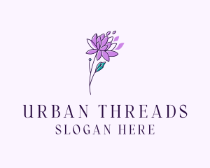 Floral Dahlia Flower logo design