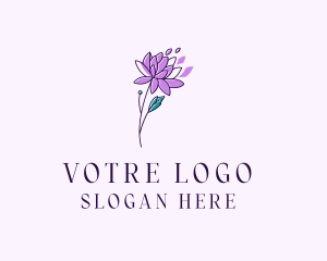 Floristry - Floral Dahlia Flower logo design