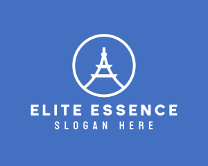 Eiffel Tower Letter A Logo