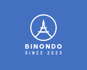 Tourism - Eiffel Tower Letter A logo design