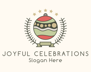 Festivity - Christmas Ball Decor logo design