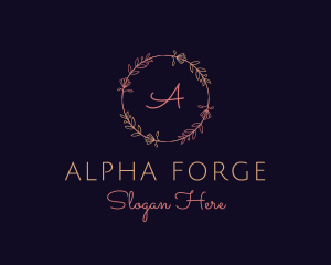 Feminine Floral Boutique Florist logo design