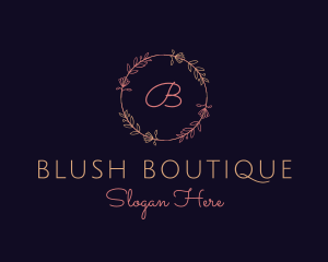 Feminine Floral Boutique Florist logo design