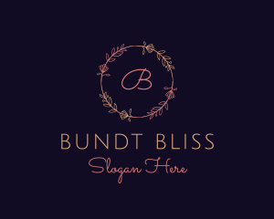 Feminine Floral Boutique Florist logo design