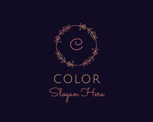 Feminine Floral Boutique Florist logo design