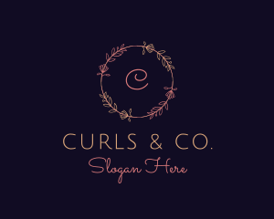 Feminine Floral Boutique Florist logo design