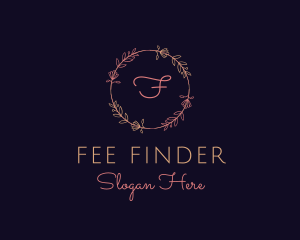 Feminine Floral Boutique Florist logo design