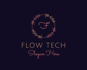 Feminine Floral Boutique Florist logo design