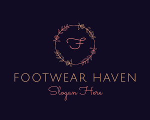 Feminine Floral Boutique Florist logo design