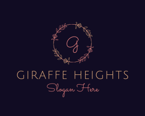 Feminine Floral Boutique Florist logo design