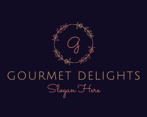 Feminine Floral Boutique Florist logo design